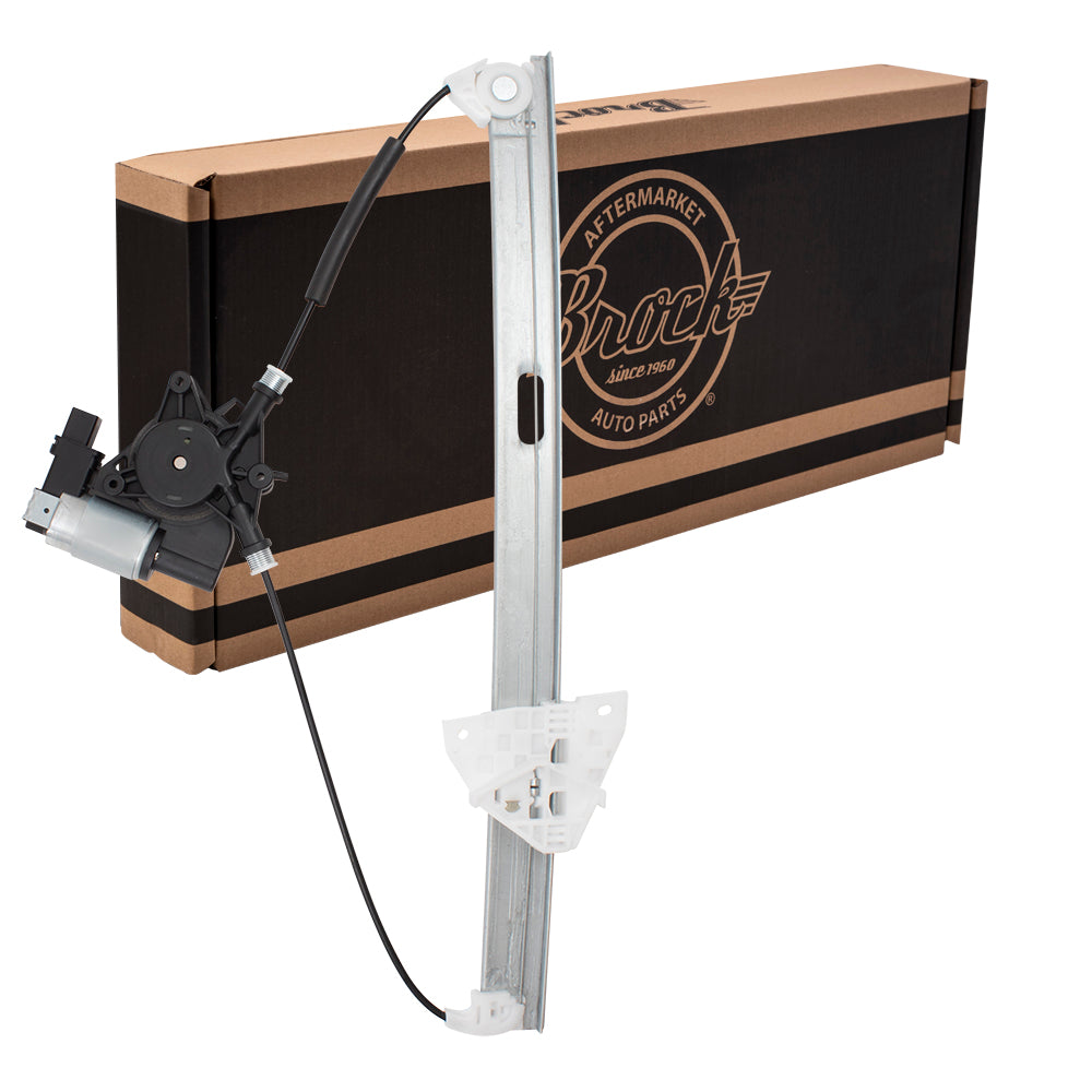 Brock Replacement Drivers Front Power Window Regulator w/ Motor Assembly Compatible with 07-15 CX-9 GJ6A5958XF TD1159590A