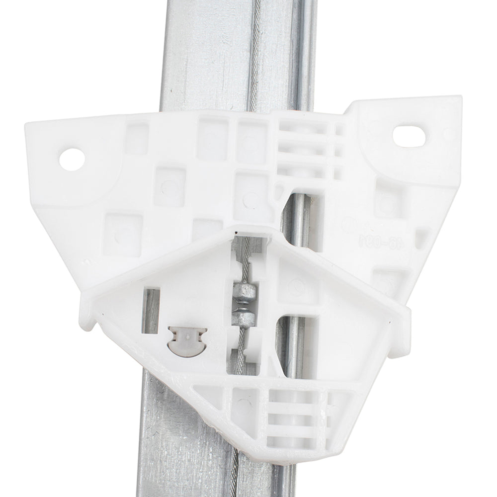 Brock Replacement Driver Side Front and Rear Power Window Regulators with Motor Compatible with 2007-2015 Mazda CX-9