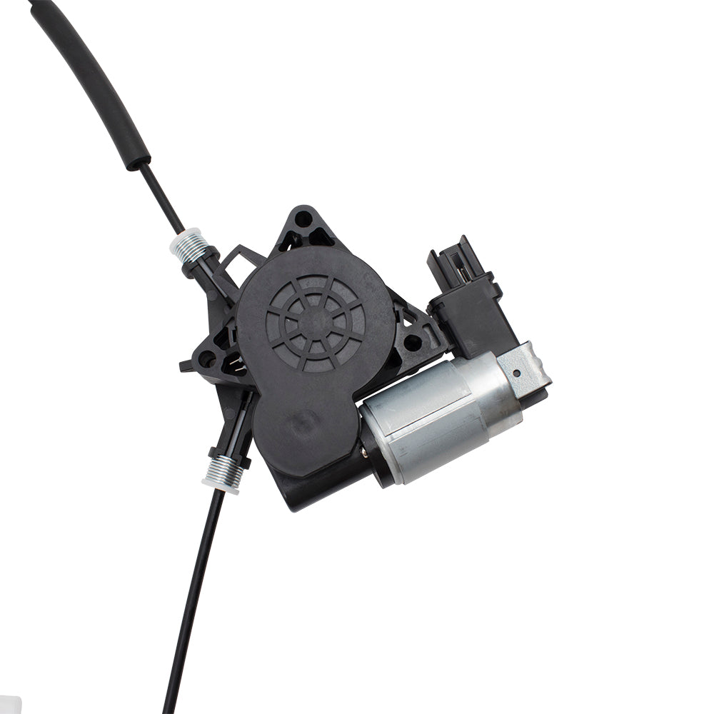 Brock Replacement Pair Set Front Power Window Regulators w/Motors Assemblies Compatible with 07-15 CX-9 GJ6A5958XF TD1158590A