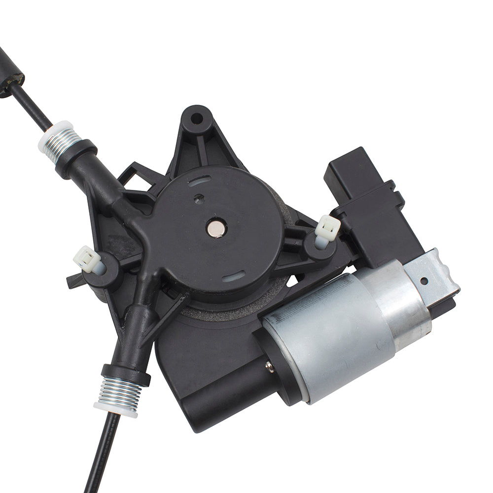 Brock Replacement Passenger Side Front and Rear Power Window Regulators with Motor Compatible with 2007-2015 Mazda CX-9