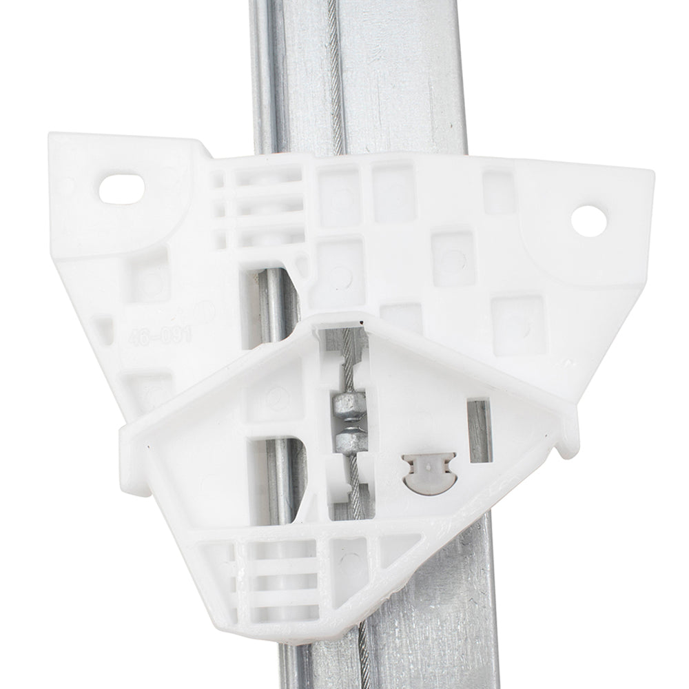 Brock Replacement Passenger Side Front and Rear Power Window Regulators with Motor Compatible with 2007-2015 Mazda CX-9