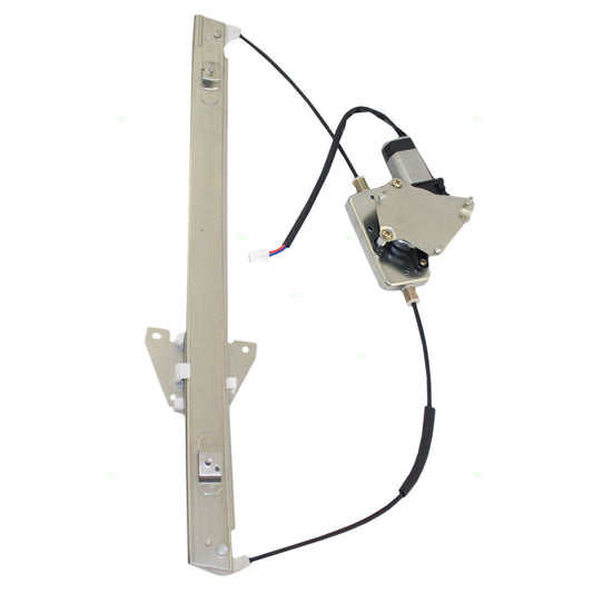 Brock Replacement Drivers Front Power Window Lift Regulator with Motor Assembly Compatible with 00-06 Van LC6259590D