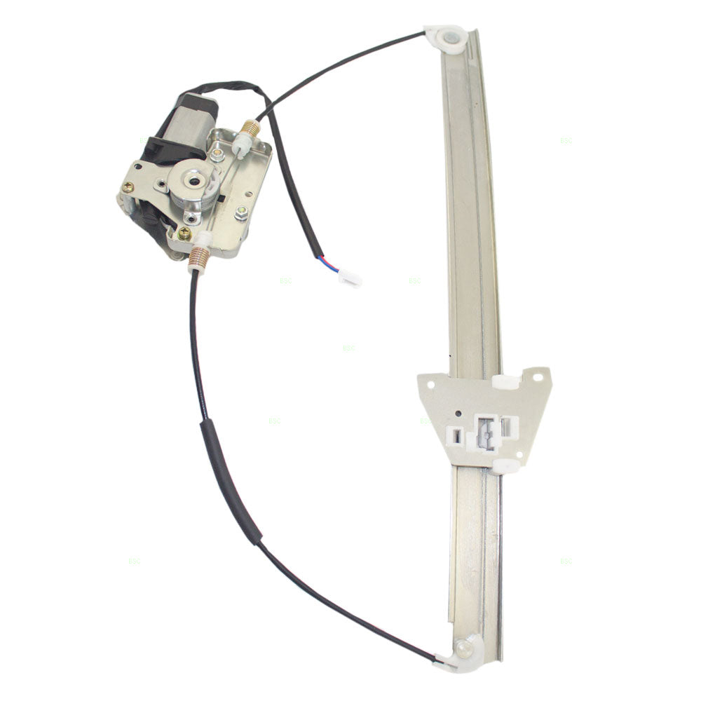 Brock Replacement Drivers Front Power Window Lift Regulator with Motor Assembly Compatible with 00-06 Van LC6259590D