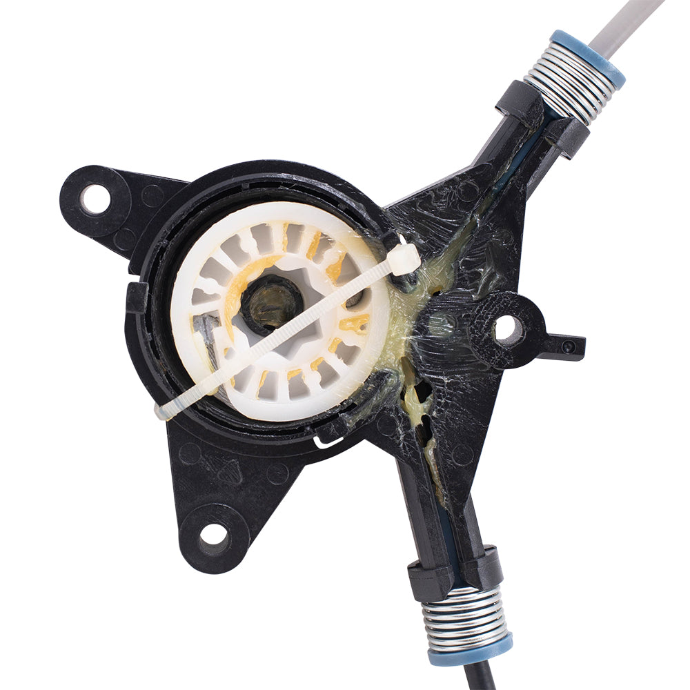 Brock Replacement Drivers Front Power Window Lift Regulator Compatible with 04-09 3 BP4K-59-590A