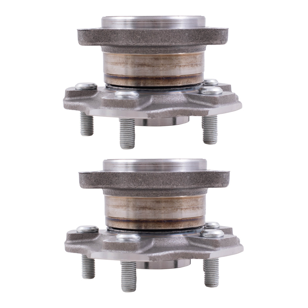 Brock Replacement Rear Hub Bearing Assemblies Set Compatible with 14-20 Highlander AWD Highlander Hybrid AWD