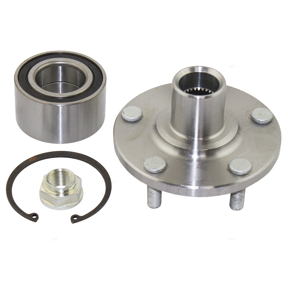 Brock Replacement Front Wheel Hub & Bearing Repair Kit Compatible with ES300 RX300 Avalon Camry Sienna Solara 90369-43008