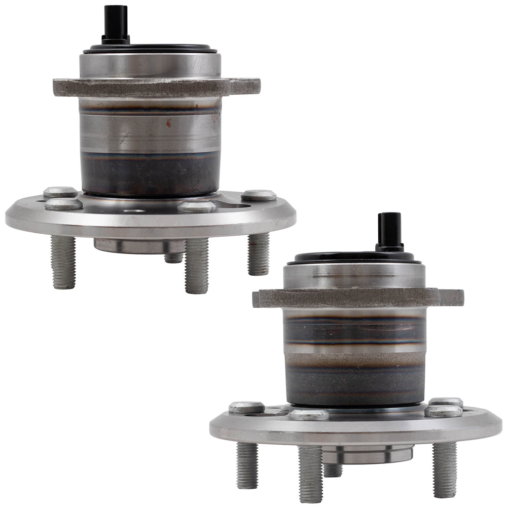 Brock Replacement Set Driver and Passenger Rear Wheel Hub Bearings Compatible with Camry Avalon Highlander Solara ES350 ES330 ES300 4245048011 4246006021