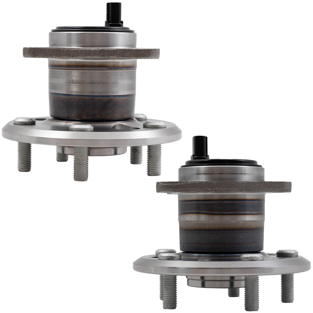 Brock Replacement Set Driver and Passenger Rear Wheel Hub Bearings Compatible with Camry Avalon Highlander Solara ES350 ES330 ES300 4245048011 4246006021