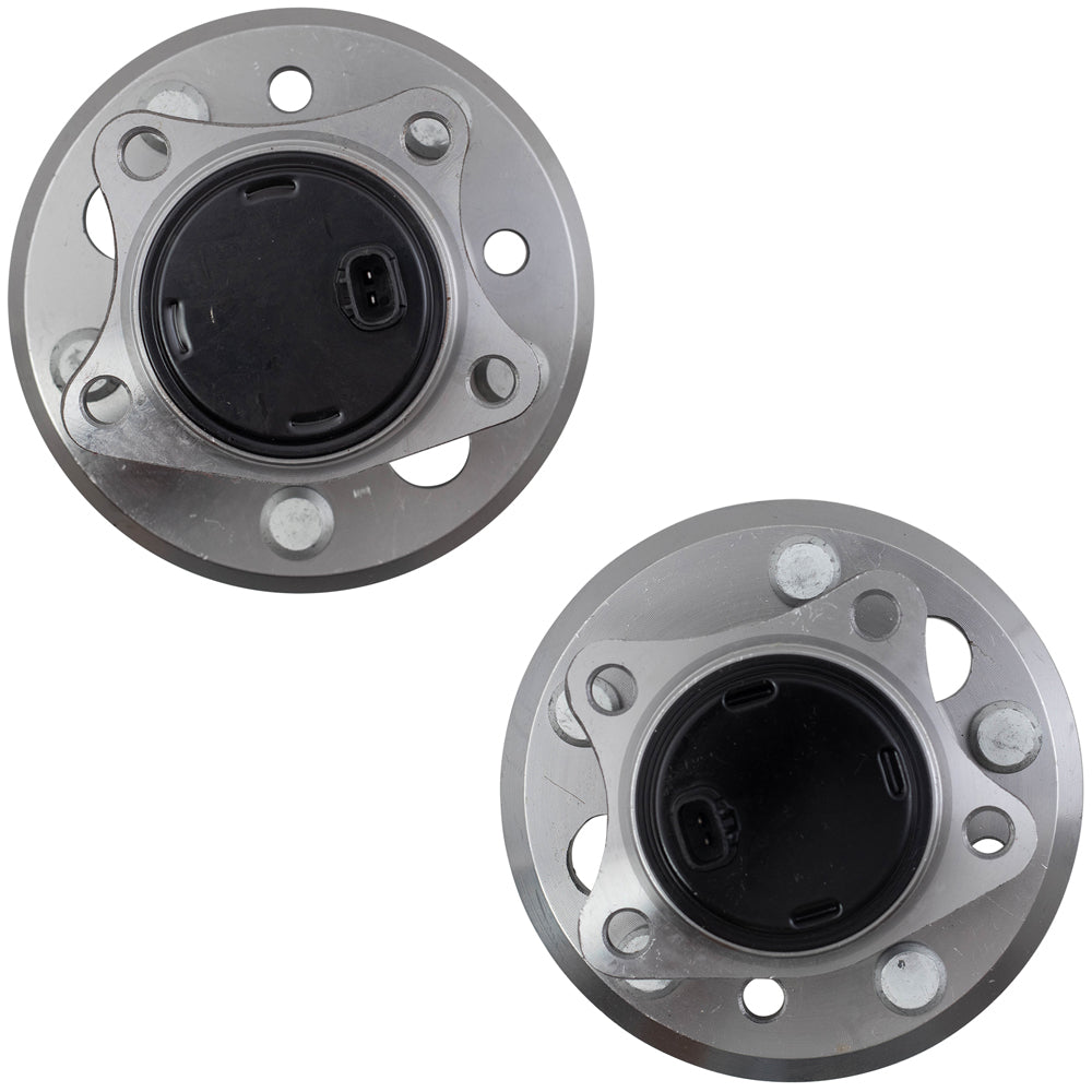 Brock Replacement Set Driver and Passenger Rear Wheel Hub Bearings Compatible with Camry Avalon Highlander Solara ES350 ES330 ES300 4245048011 4246006021