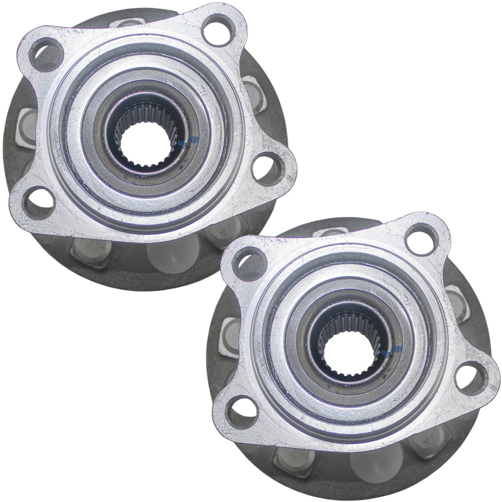 Brock Replacement Pair Set Rear Wheel Hub Bearings Compatible with RX330 RX350 RX400h Highlander & Hybrid Venza 42410-0E050