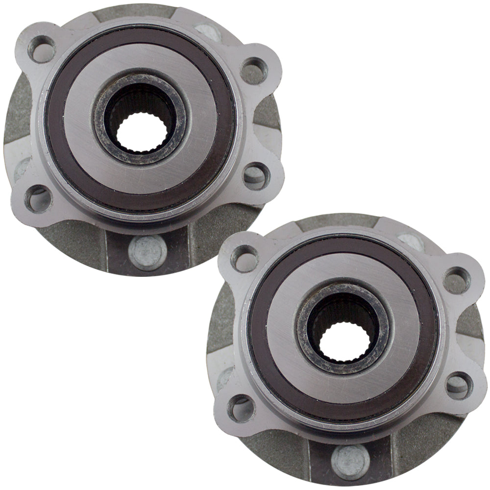 Fits iM tC xB HS250h Prius V RAV4 Corolla iM Set of Front Wheel Hub Bearings