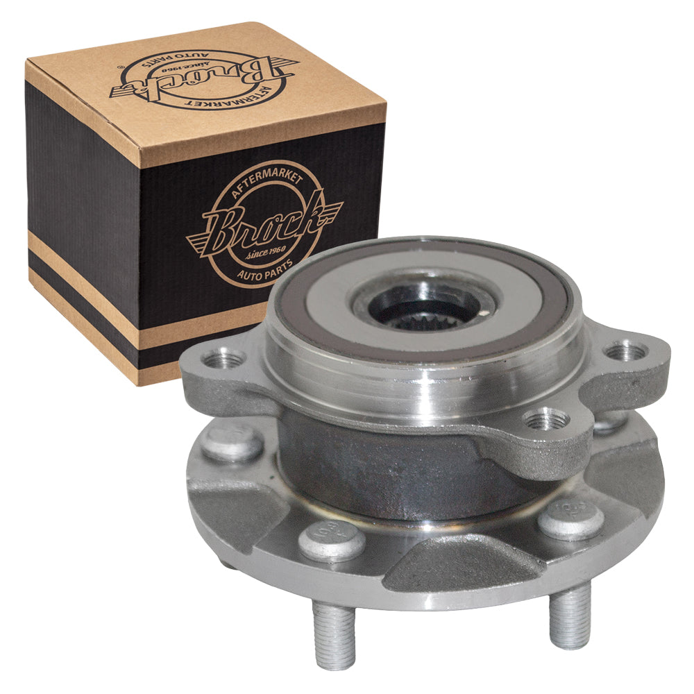 Brock Replacement Front Wheel Hub Bearing Assembly Compatible with iM tC xB HS250h Prius V RAV4 43550-0R010 513257 HA590165