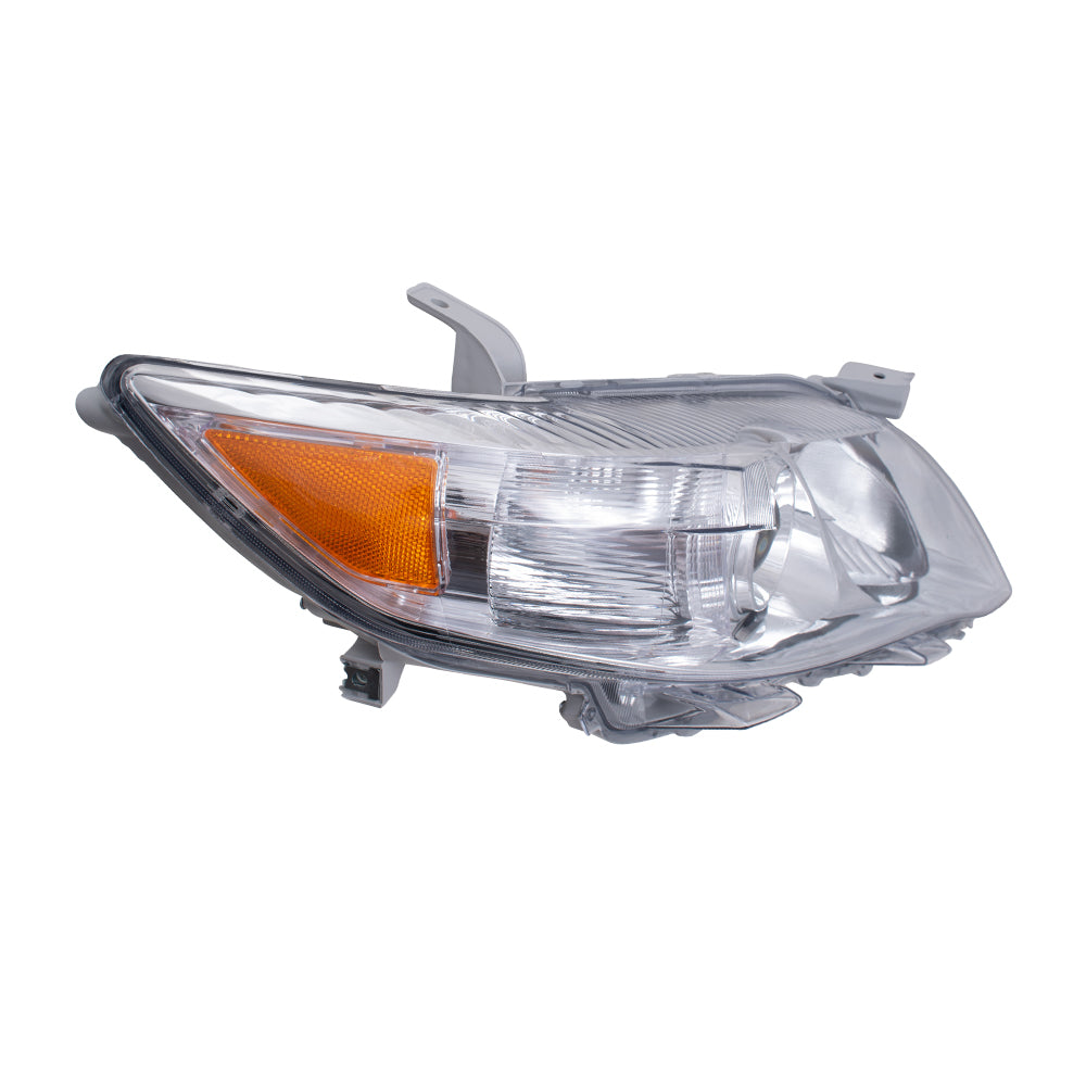 Brock Headlight Assembly Set CAPA Certified For Camry EXC SE USA Built ONLY