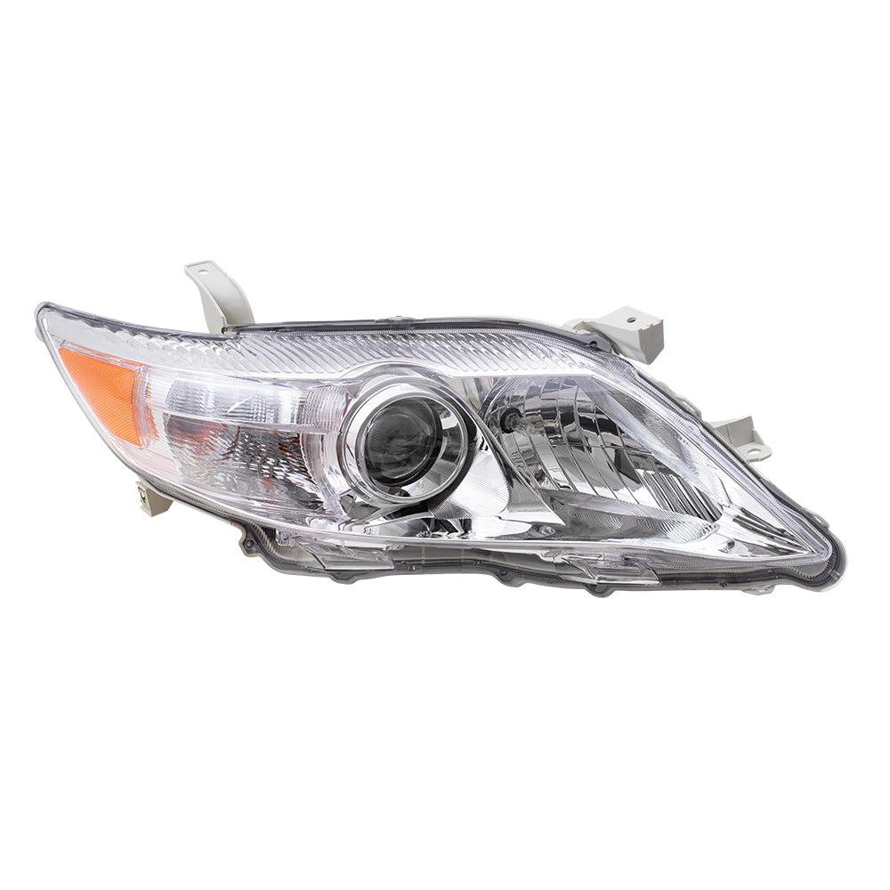 Brock Replacement Passengers Headlight Headlamp with Clear Lens Compatible with Camry 81110-06500
