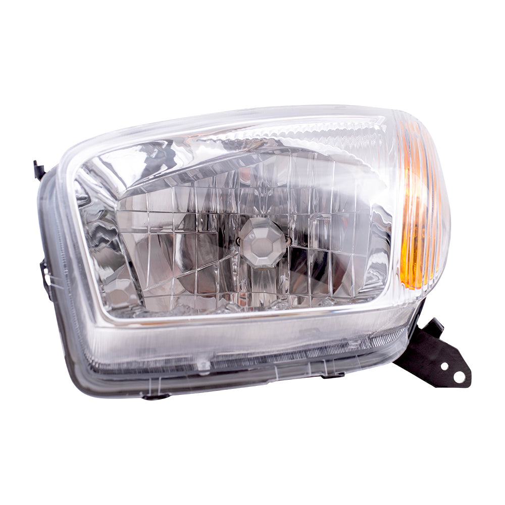 Brock Replacement Driver Side Halogen Combination Headlight Assembly Compatible with 2001-2003 Rav4 8115042190