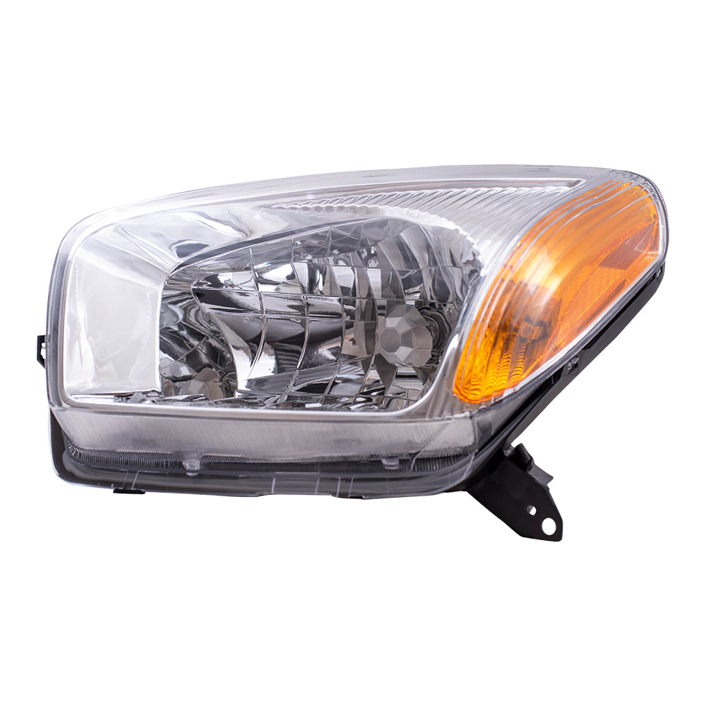 Brock Replacement Driver Side Halogen Combination Headlight Assembly Compatible with 2001-2003 Rav4 8115042190