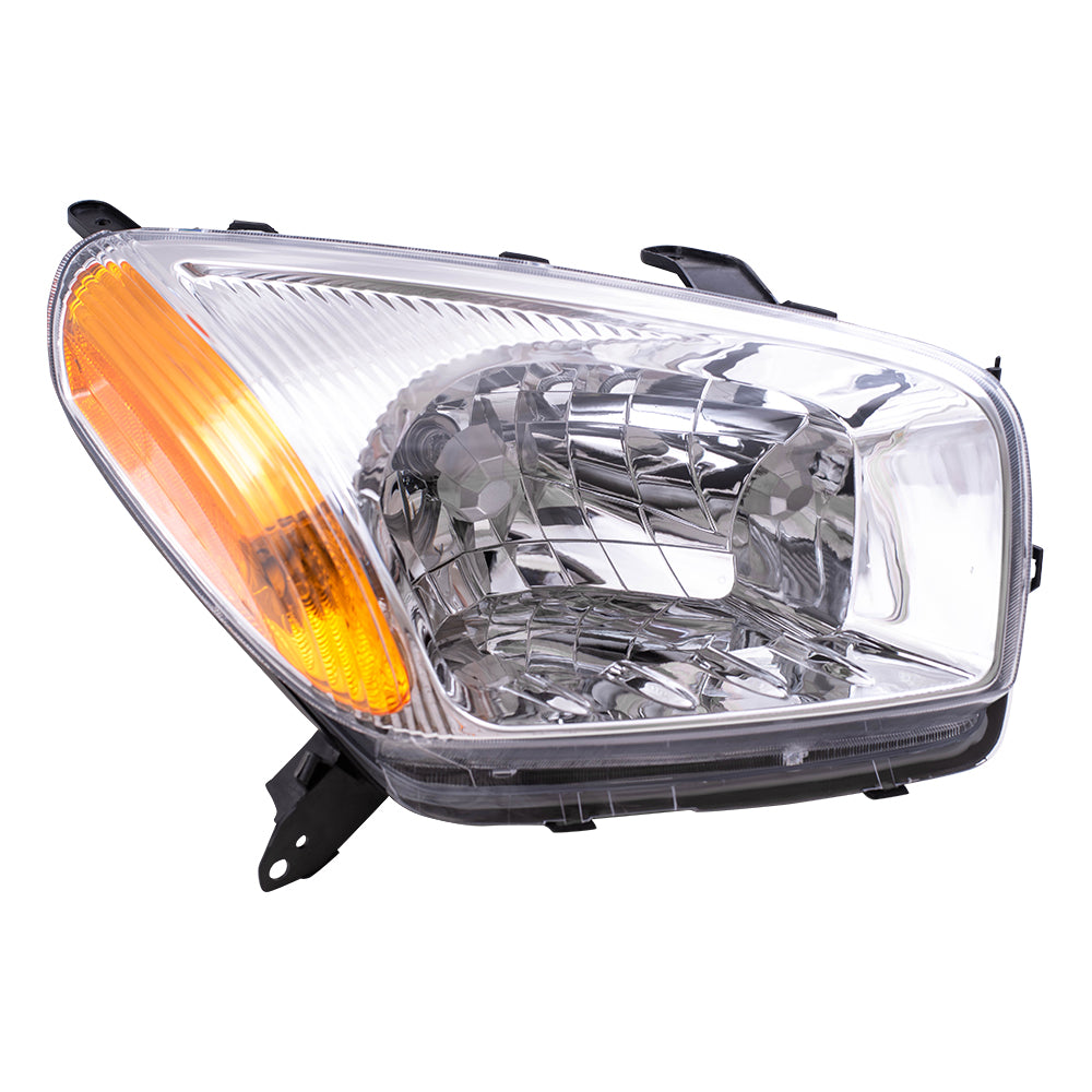 Brock Replacement Passenger Side Halogen Combination Headlight Assembly Compatible with 2001-2003 Rav4 8111042190