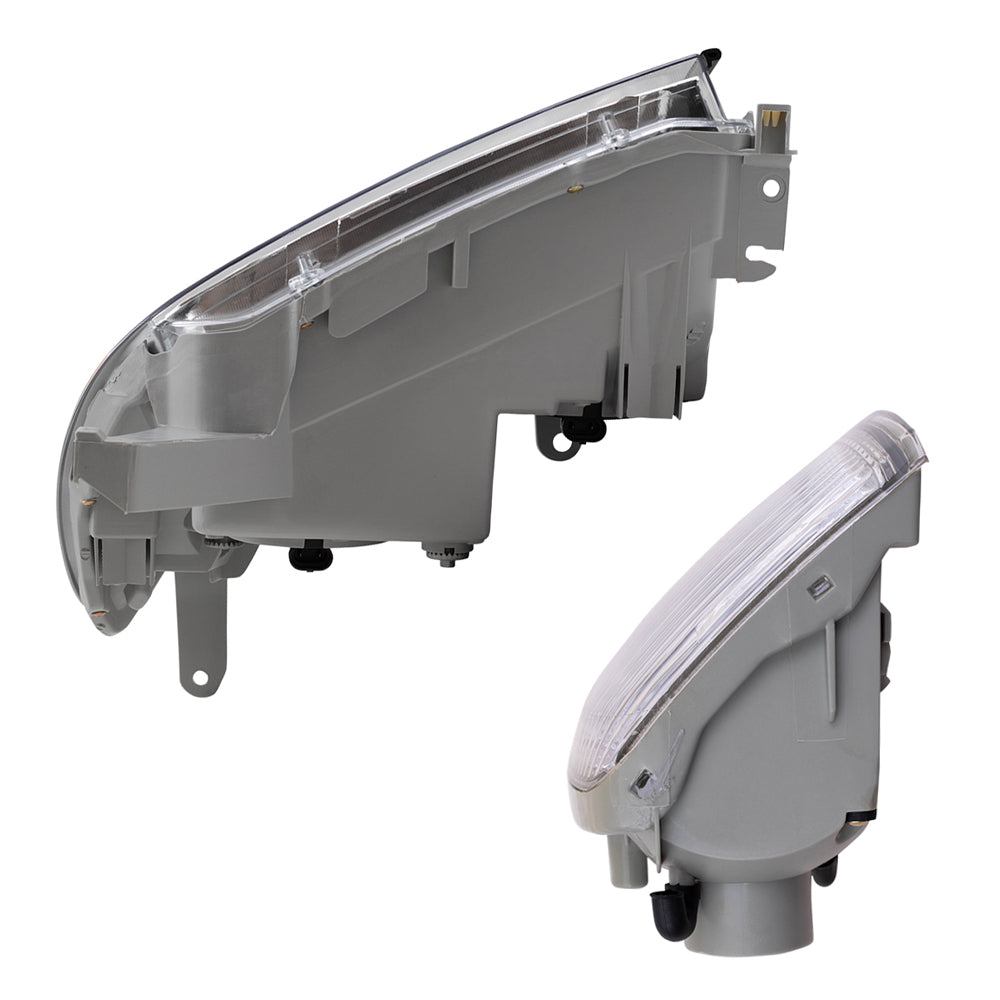 Brock Replacement Halogen Headlights with Signal Lights Compatible with 2003 2004 2005 4Runner