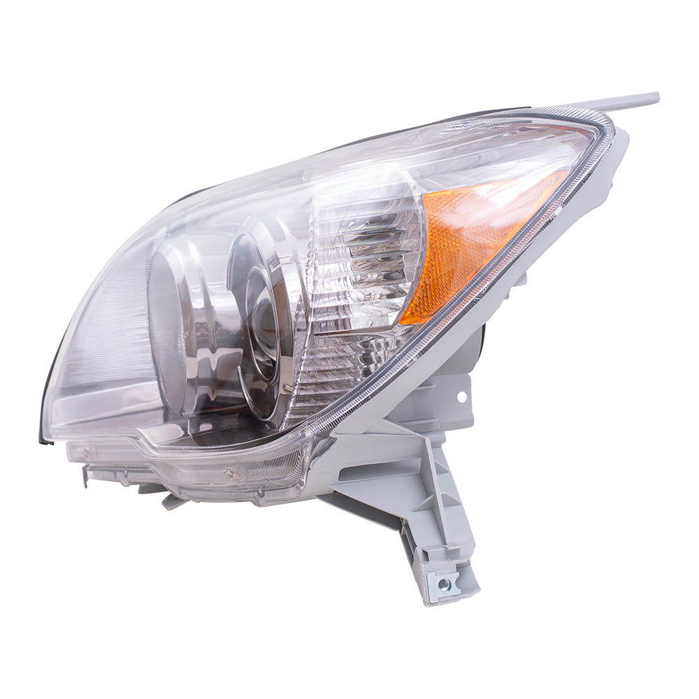 Fits Toyota 4Runner 06-09 Drivers Headlight Headlamp Assembly - Smoked Bezel