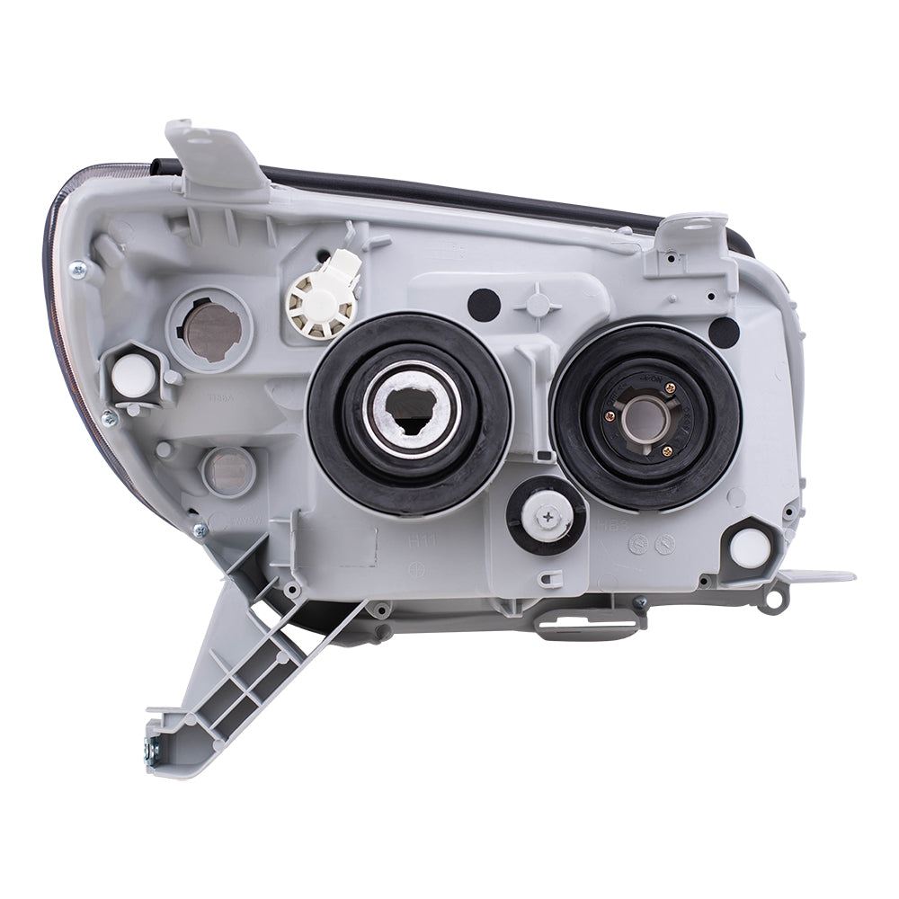 Fits Toyota 4Runner 06-09 Drivers Headlight Headlamp Assembly - Smoked Bezel