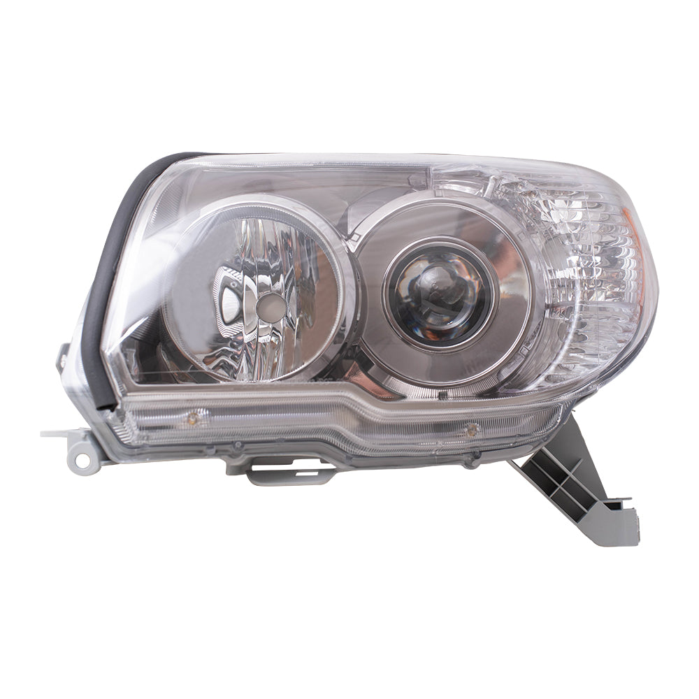 Fits Toyota 4Runner 06-09 Drivers Headlight Headlamp Assembly - Smoked Bezel