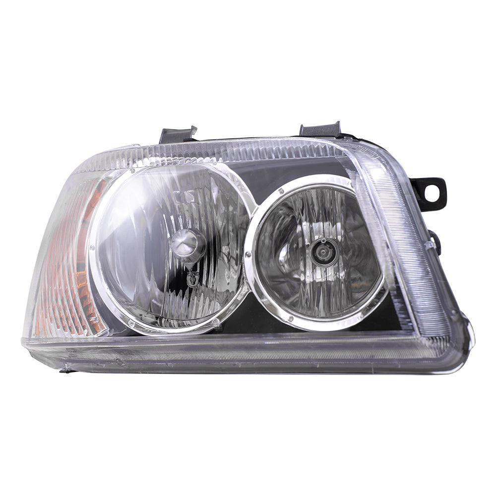 Brock Replacement Driver and Passenger Headlights Headlamps Compatible with 2001-2003 Highlander 81170-48150 81130-48150