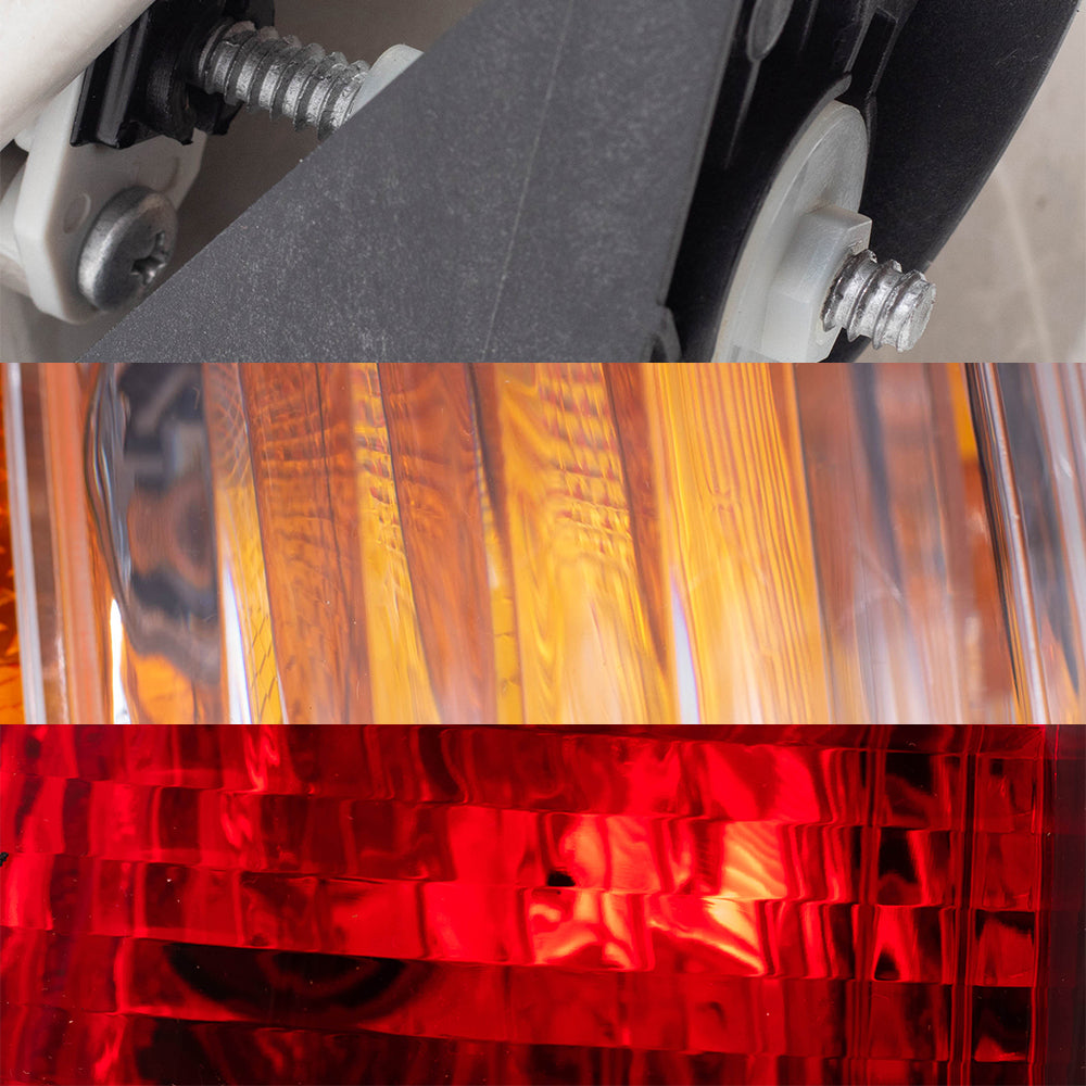 Brock Replacement Driver and Passenger Side Headlights, Signal Marker Lights and Tail Lights 6 Piece Set Compatible with 2000-2004 Tundra Regular/Access Cab with Standard Bed