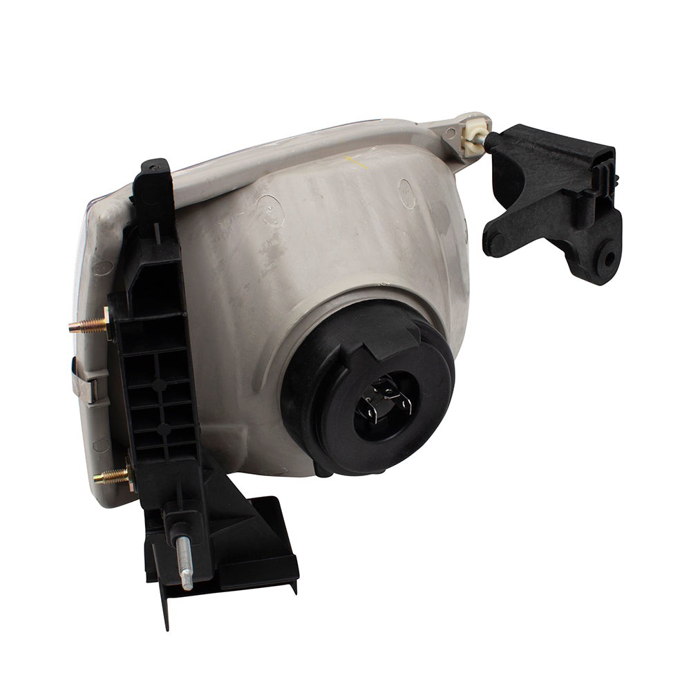 Brock Replacement Driver and Passenger CAPA-Certified Halogen Headlights Headlamps Compatible with Pickup Truck 81150-04110 81110-04110