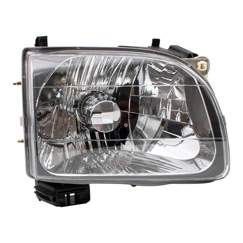 Brock Replacement Pair Set Halogen Headlights Headlamps Compatible with 01-04 Tacoma Pickup Truck 81150-04110 81110-04110