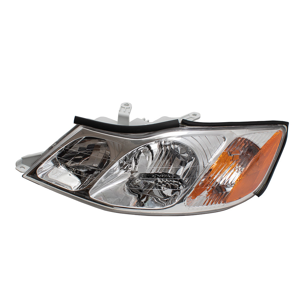 Brock Replacement Driver and Passenger Headlights Headlamps Compatible with Avalon 81150-AC040 81110-AC040