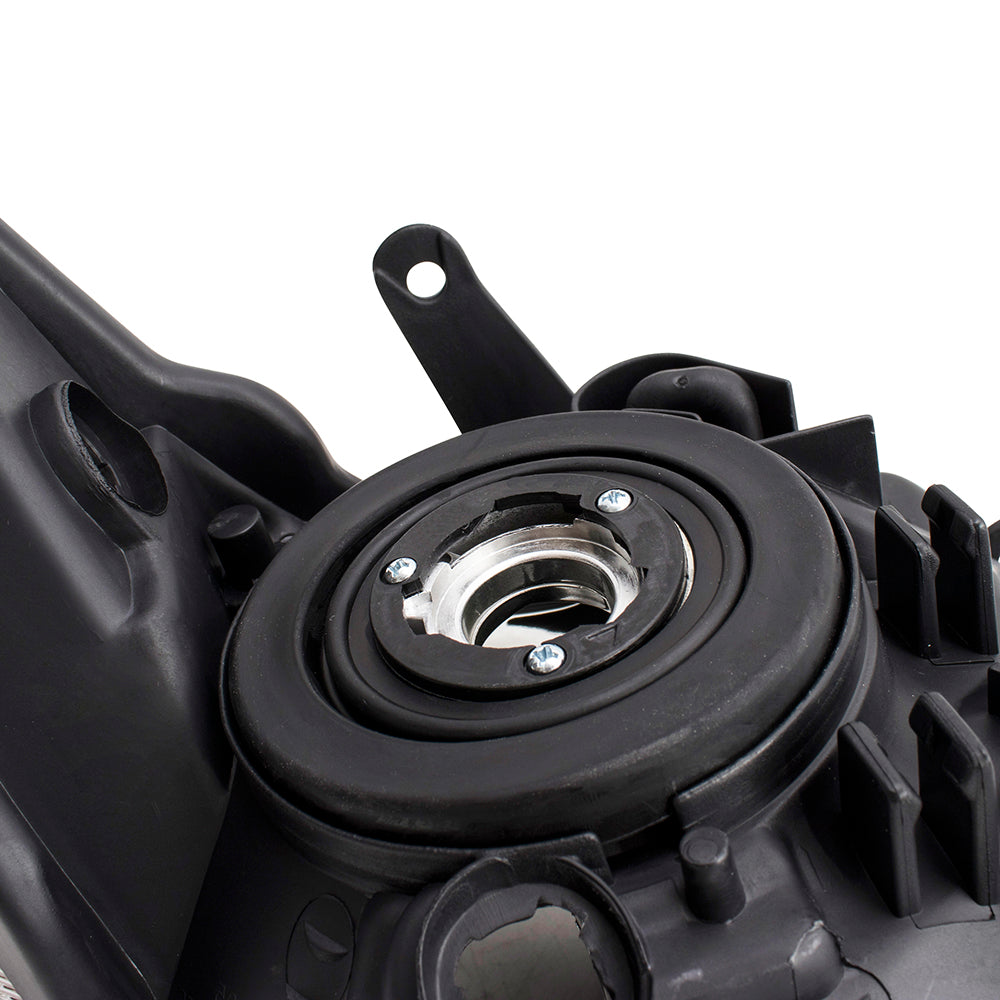 Fits 2005-2007 Scion tC Headlight Drivers Halogen Headlamp Grey Bezel Assembly