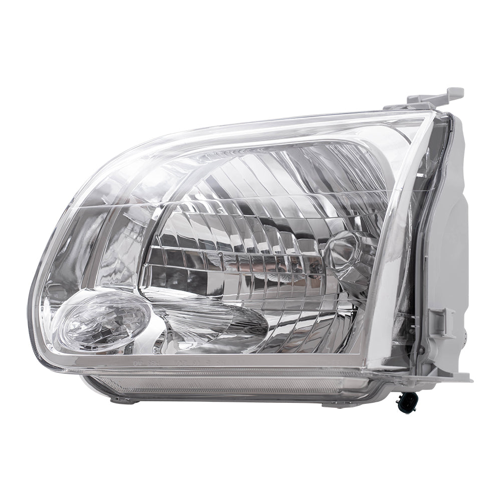 Brock Replacement Driver Side Halogen Headlight Assembly Compatible with 2005-2007 Sequoia & 2005-2006 Tundra Double Cab