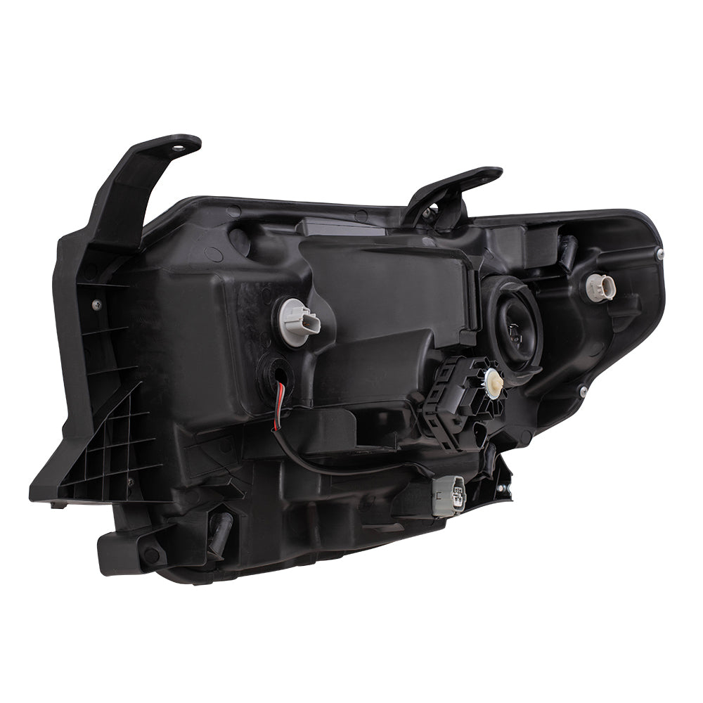 Brock Replacement Set Halogen Headlights Compatible with 2018 2019 2020 Tundra