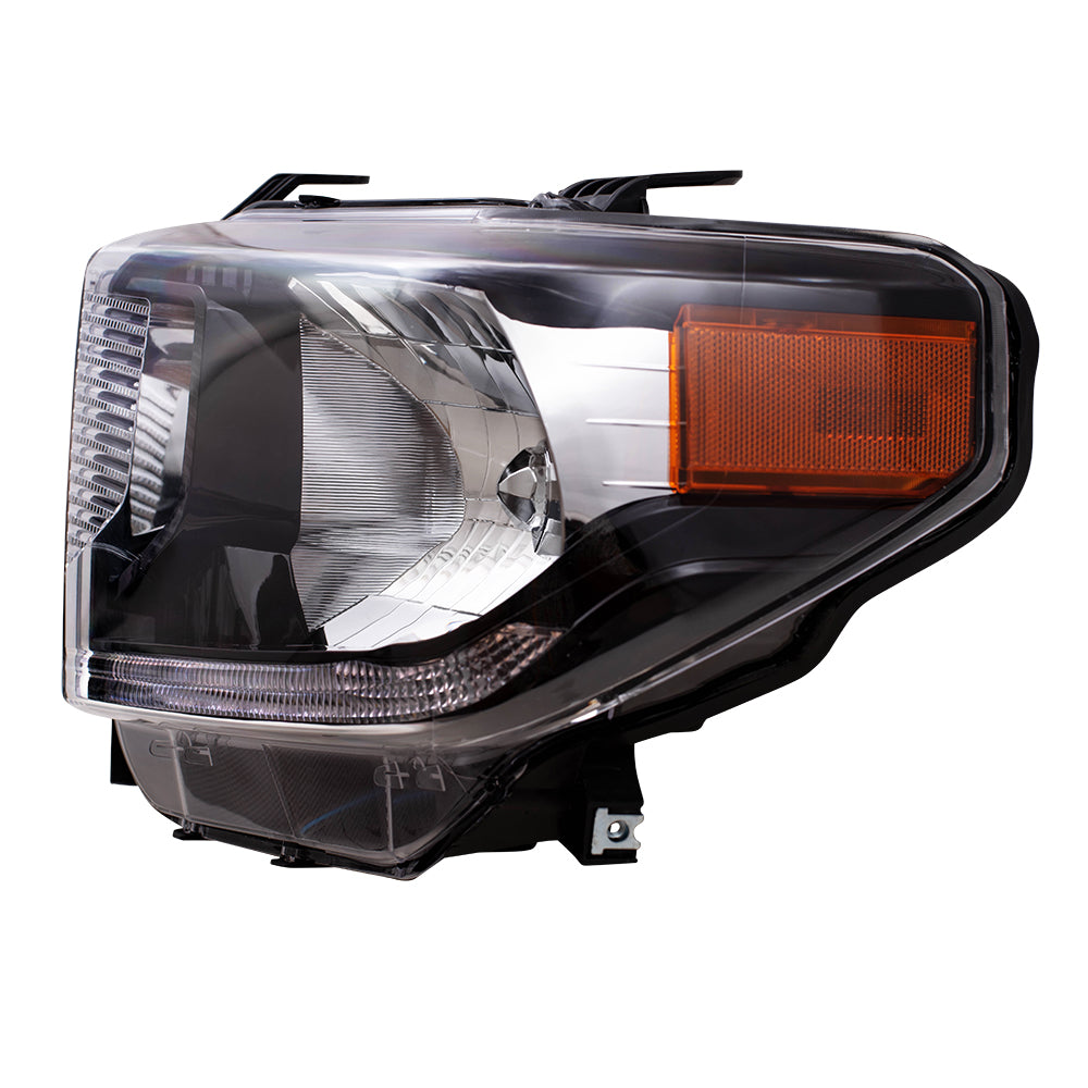 Brock Replacement Driver Halogen Headlight Compatible with 2018 2019 2020 Tundra