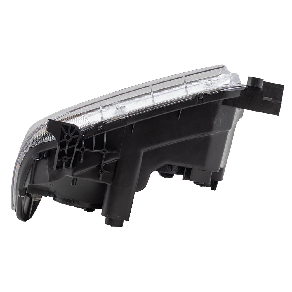 Brock Replacement Driver and Passenger Halogen Headlights Headlamps Compatible with 2008-2017 Sequoia 811500C051 811100C051