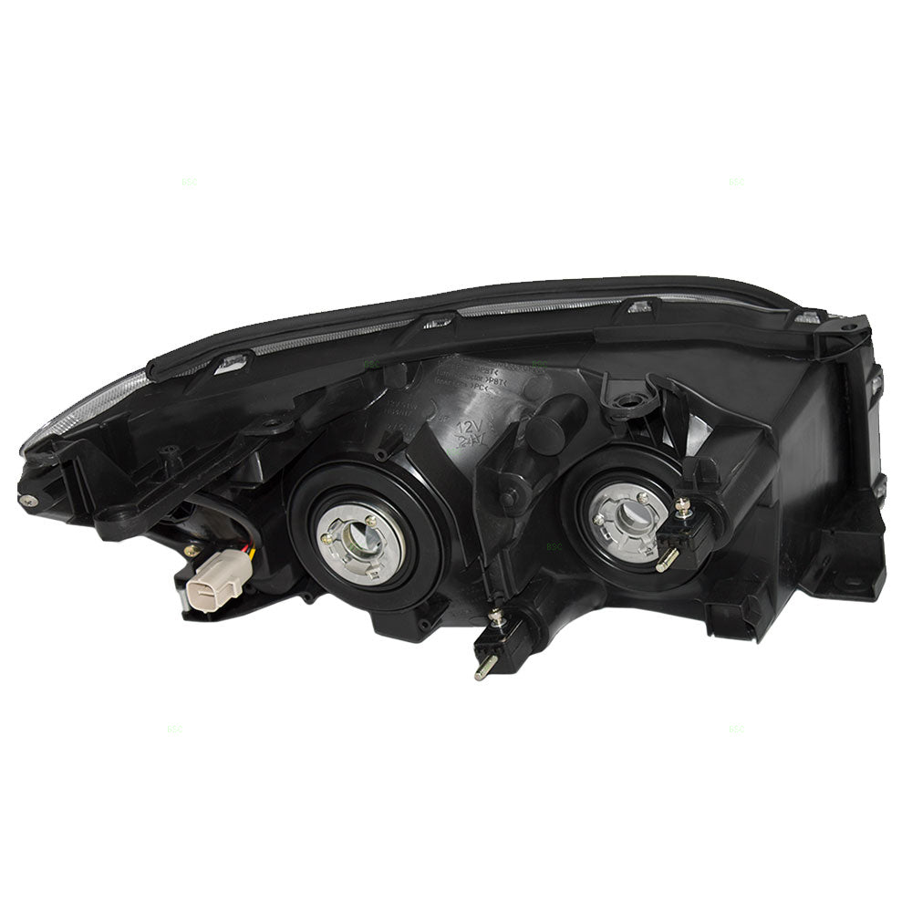 Brock Replacement Drivers Headlight Headlamp Unit w/ Black Bezel Compatible with RAV4 8117042371