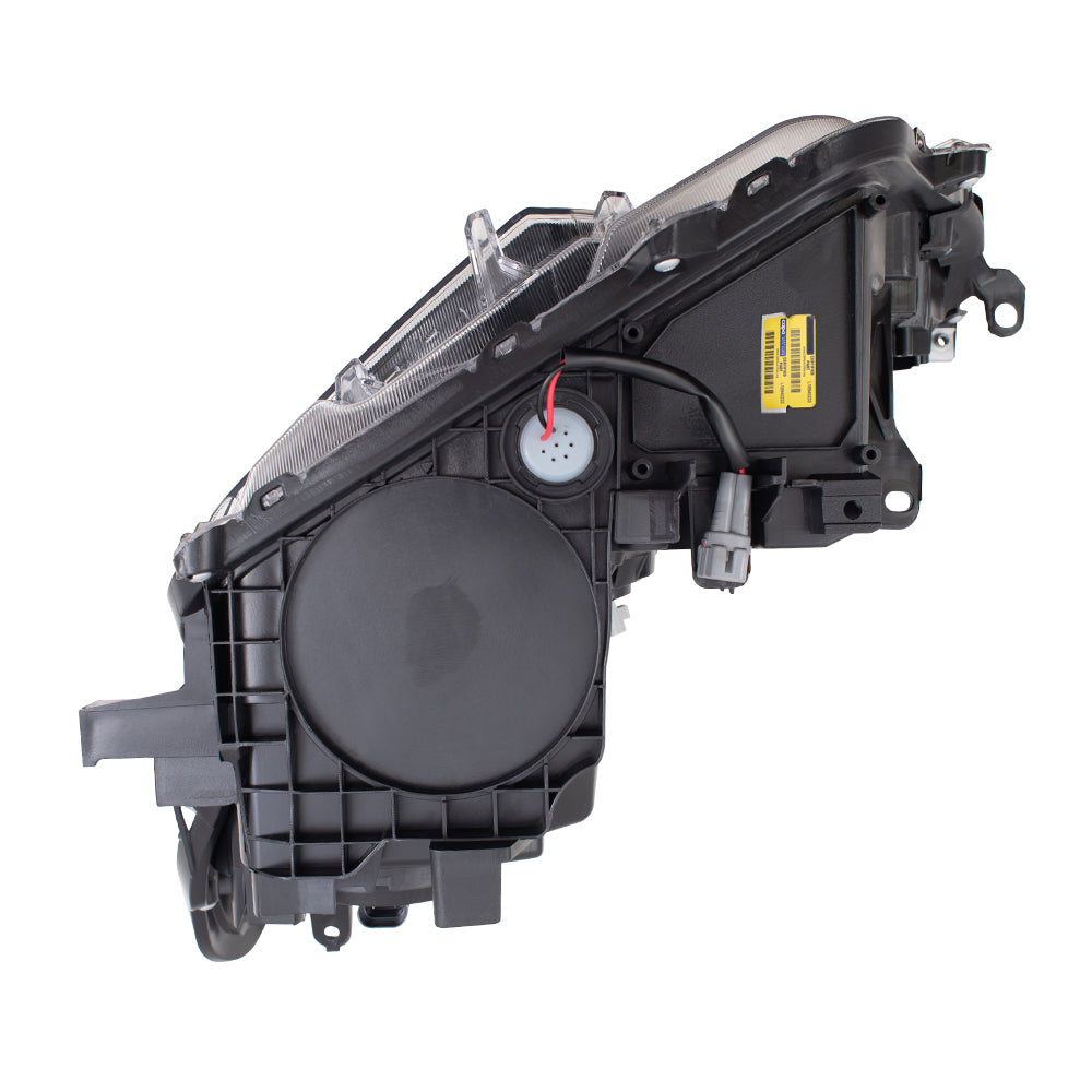 Brock Aftermarket Replacement Driver Left Passenger Right Halogen Combination Headlight Assembly CAPA Certified W/O Black Bezel Compatible with 2016-2018 Toyota RAV4 North America Built