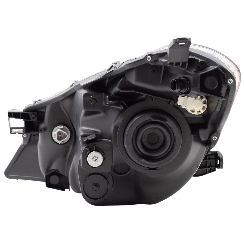 Brock Replacement Headlight Headlamp w/ Smoked Trim Passenger Compatible with 2012-2014 Yaris Hatchback 81130-52E20 8113052E20