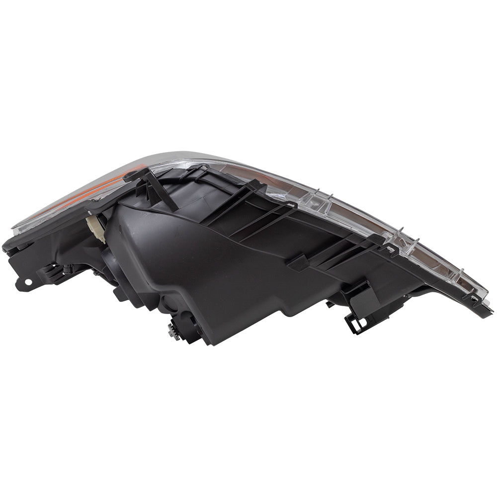 Brock Replacement Headlight Headlamp w/ Smoked Trim Passenger Compatible with 2012-2014 Yaris Hatchback 81130-52E20 8113052E20