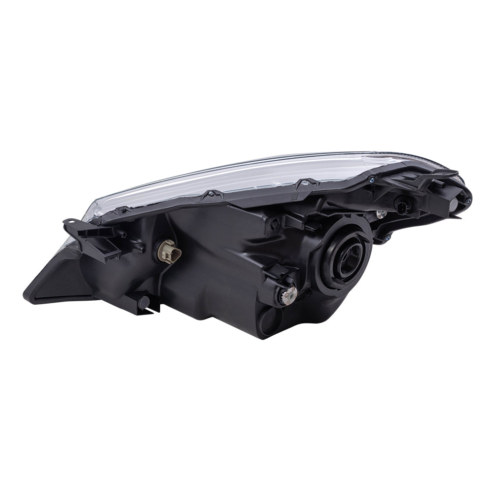 Brock Replacement Passengers Headlight Compatible with 12-14 Yaris Hatchback