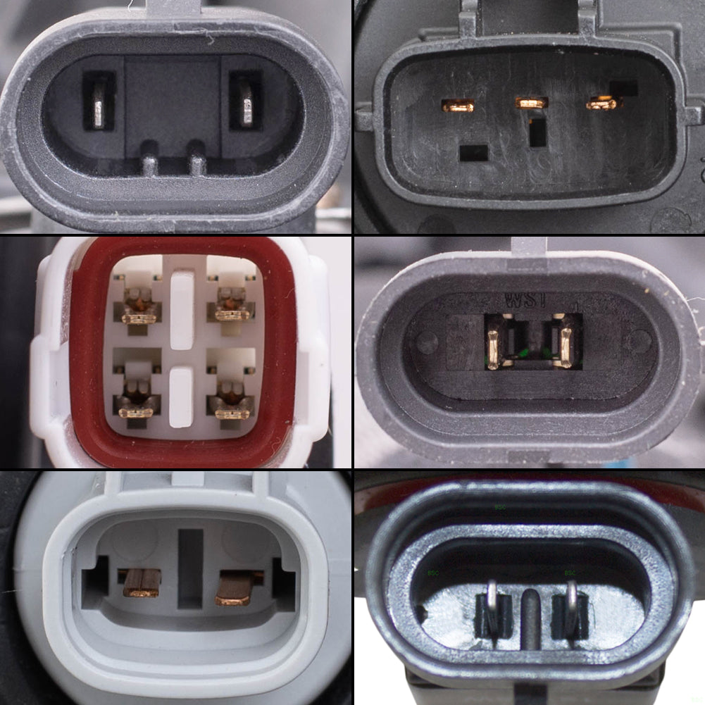 Brock Aftermarket Replacement Part Driver & Passenger Side Headlights w/LED Daytime Running Lights & Fog Lights Kit W/Bezels-Wiring-Switch Set Compatible with 2015-2017 Toyota Sienna EXCEPT SE