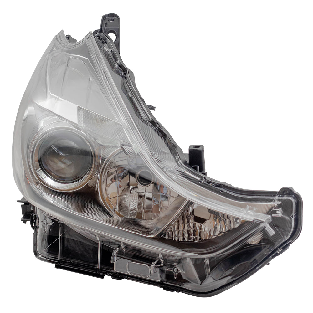 Brock Replacement Headlight Passengers Halogen Headlight Compatible with 2015-2017 Prius V 8113047650 81130-47650