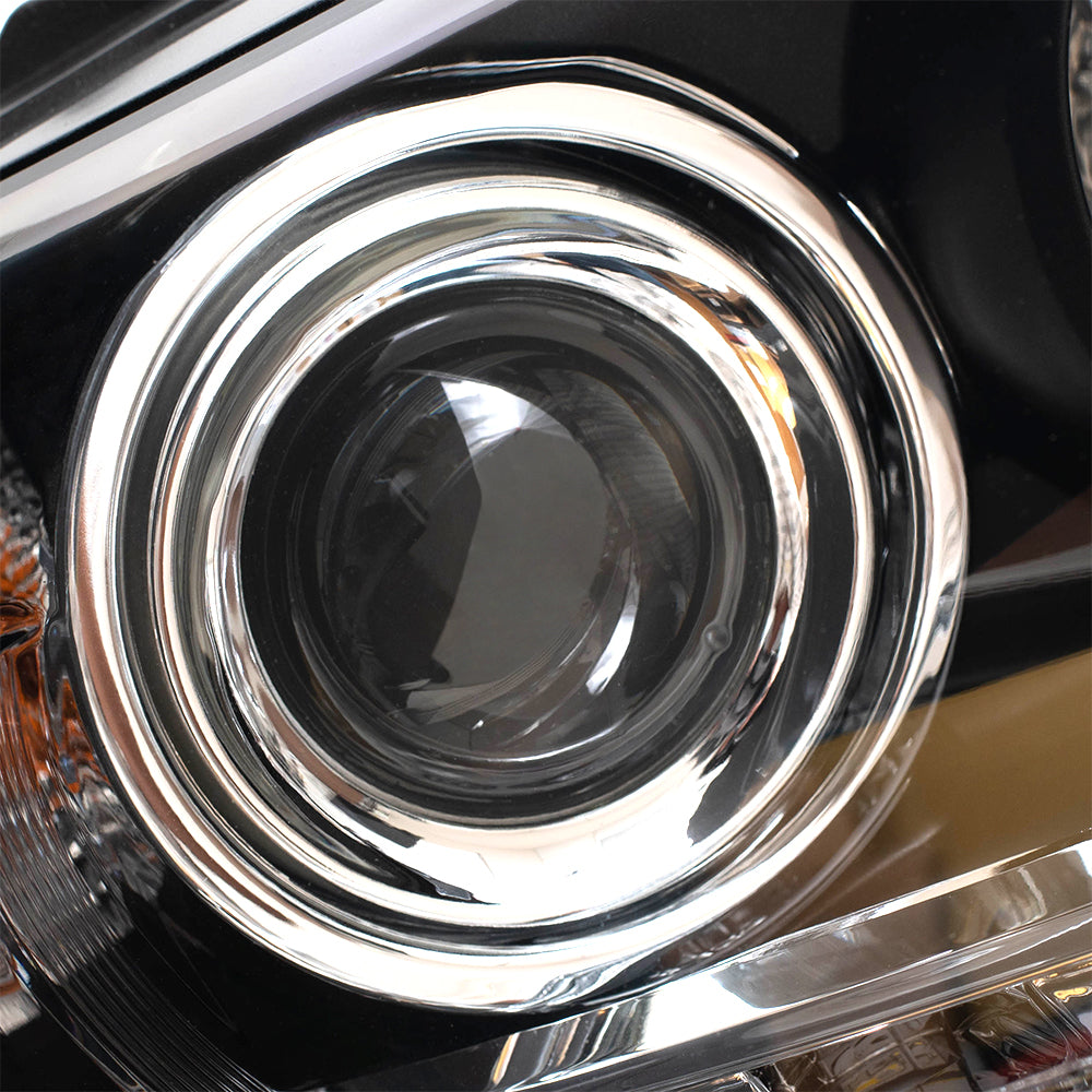 Brock Replacement Driver and Passenger Side Halogen Combination Headlight Assemblies Compatible with 13-15 RX 350 Built in Canada