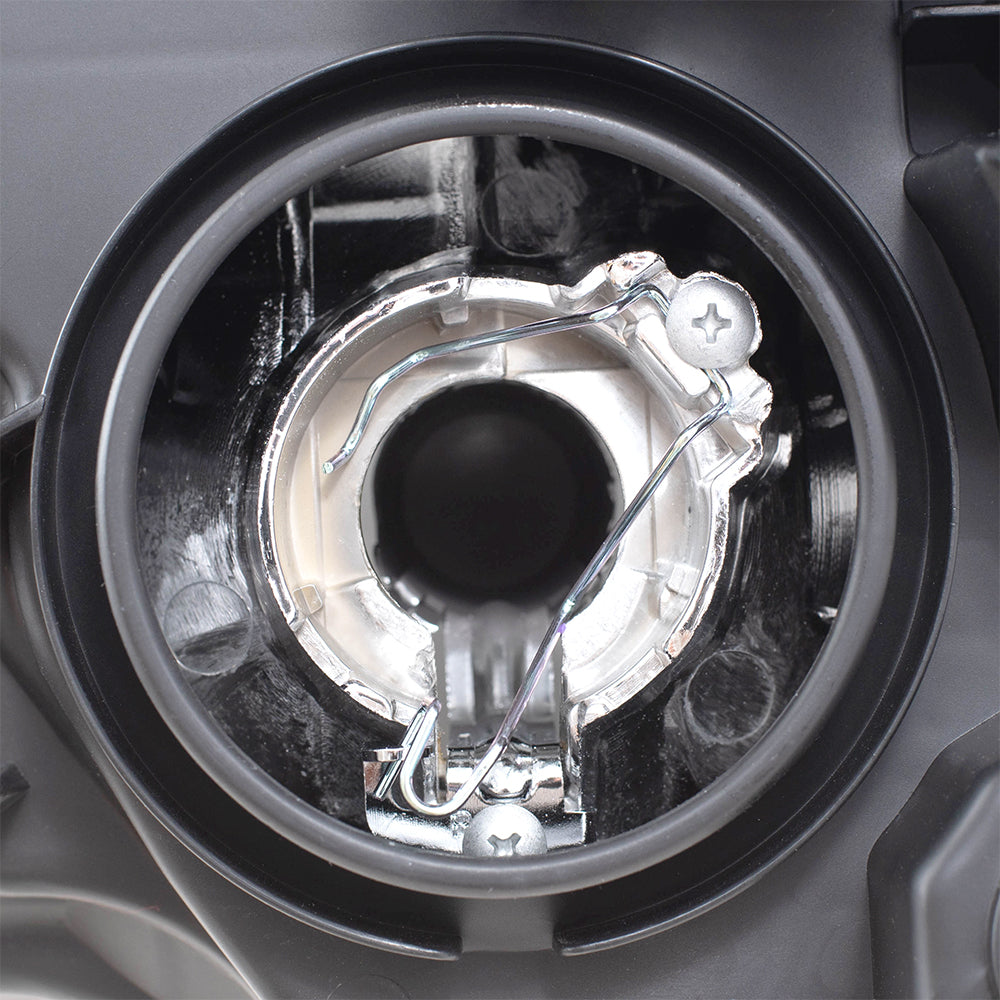 Brock Replacement Driver and Passenger Side Halogen Combination Headlight Assemblies Compatible with 16-18 Yaris iA