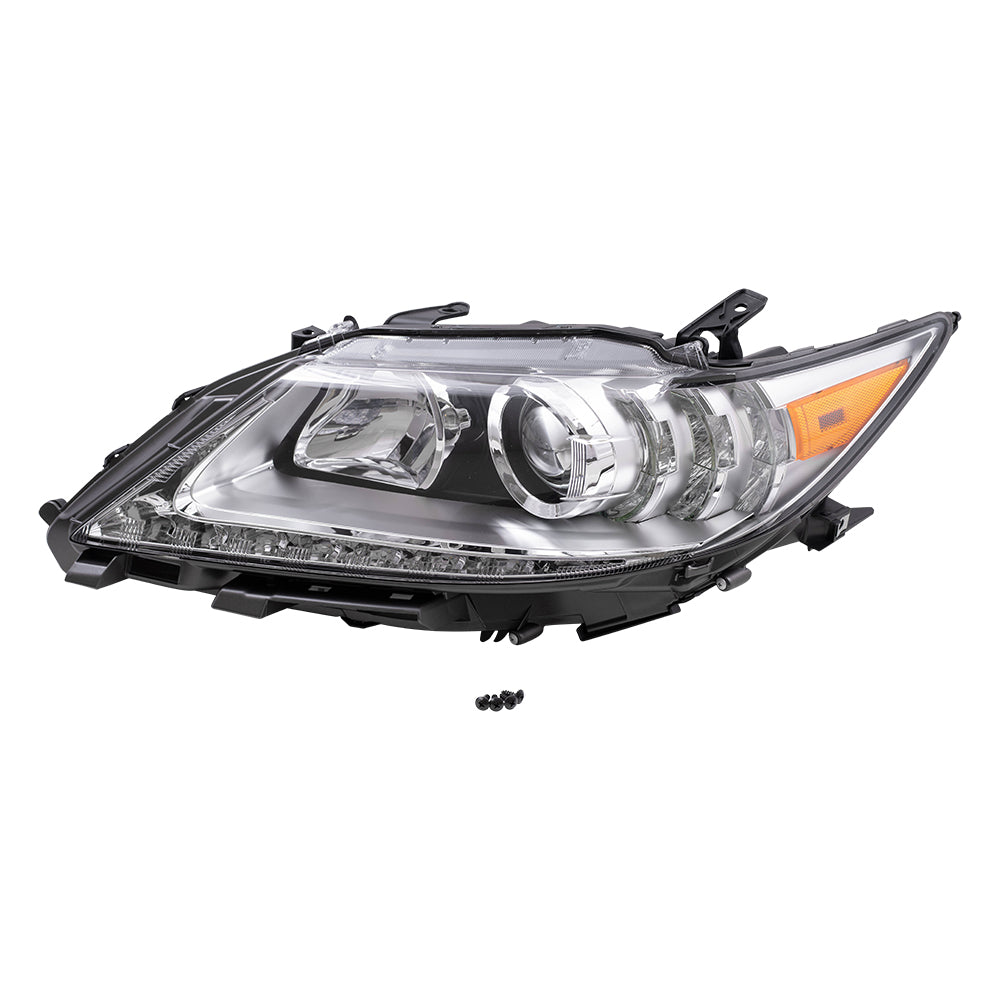 Brock Replacement Driver Side HID Combination Headlight Assembly without HID Kit Compatible with 2013-2015 ES 350 and 2013-2015 ES 300h