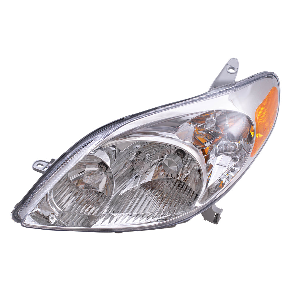 Fits Toyota Matrix 03-08 Drivers Halogen Combination Headlamp Headlight Assembly