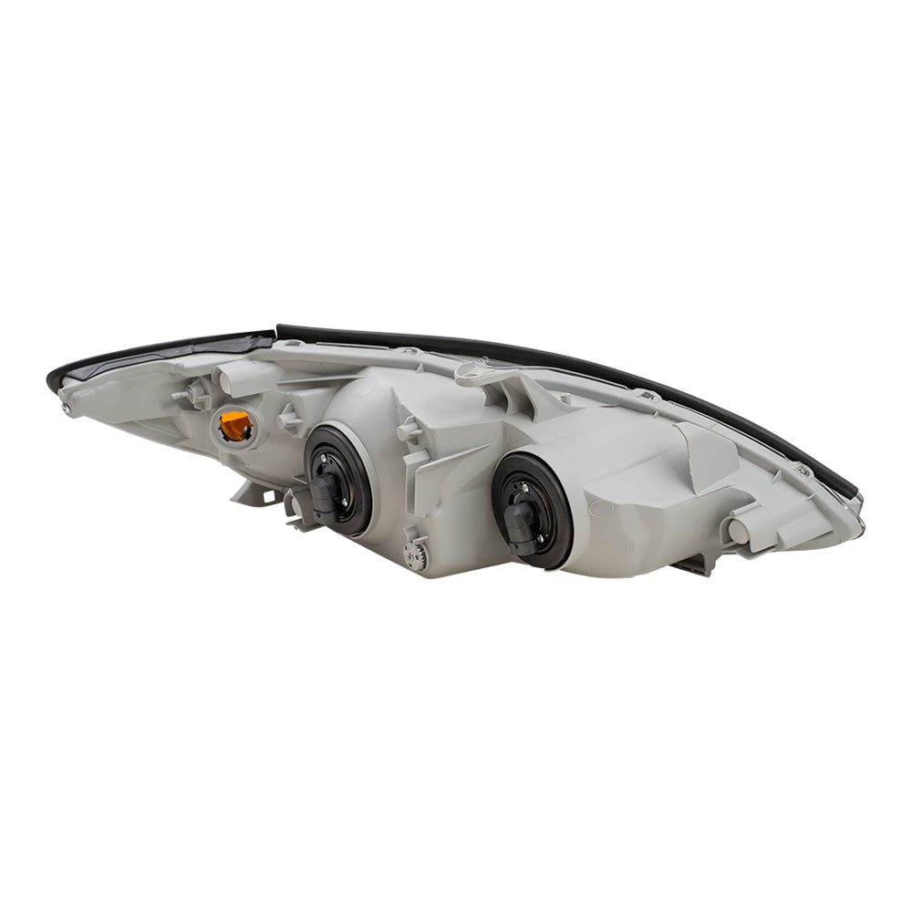 Brock Replacement Drivers Halogen Headlight Lens with Chrome Bezel Compatible with 2002-2004 Camry 81150AA060