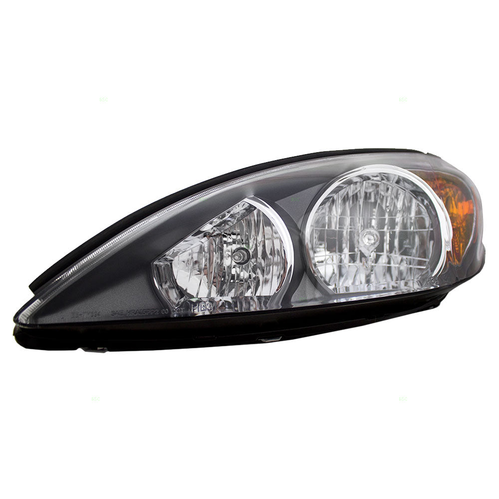 Brock Replacement Drivers Halogen Headlight Headlamp with Black Bezel Compatible with 2002-2004 Camry 81150-AA070
