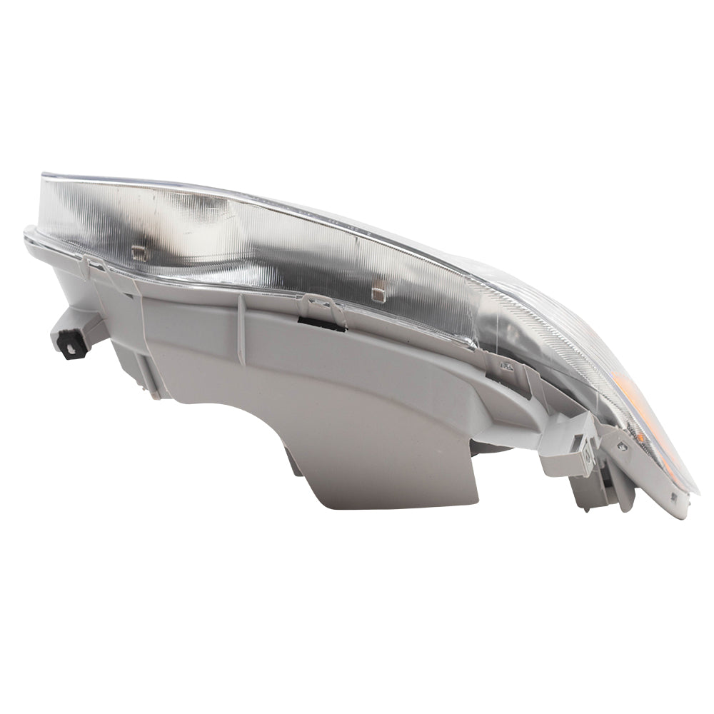 Headlight Assembly fits 05-08 Toyota Corolla Drivers Halogen Lens Chrome Bezel