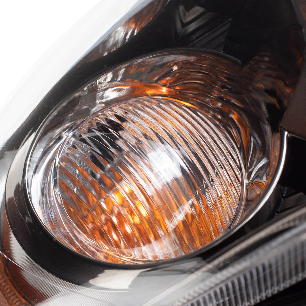 Brock Replacement Passengers Headlight Headlamp with Black Housing Compatible with Corolla 81110-02680